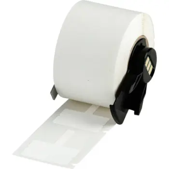 Etiquette drapeau T BRADY M611/M610/M710 B425 - 30x20mm Blanc /Qté 25