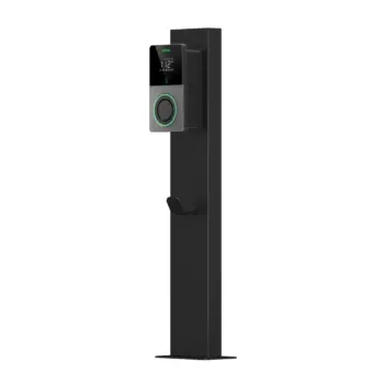 Pied double avec socle pour 2 bornes de recharge AUTEL 7/22KW