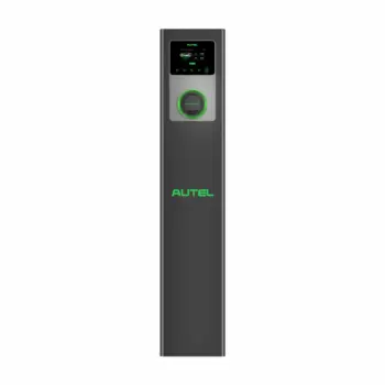 Pied double avec socle pour encastrer 2 bornes de recharge AUTEL 7/22