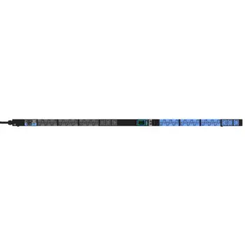 PDU 1P 32A - Mesuré en entrée - 42P: (24) C13 - (6) C19