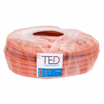 Gaine fendue TED Ø18mm marron_Rl 30m