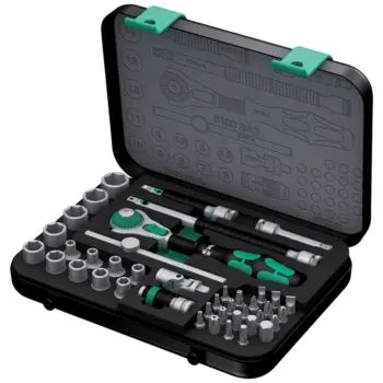 Coffret clés à cliquet Zyklop WERA 1/4'' 6 pans 42 pièces