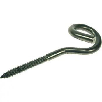 DWS8 : Piton d'accrochage bois Ø8mm inox