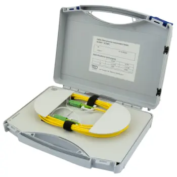 Valise fibre amorce monomode G.652D SC/APC-SC/APC Lg 1000m