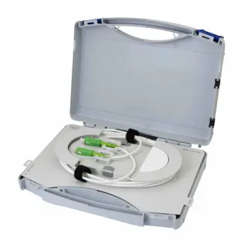 Valise fibre amorce monomode G.657A2 SC/APC-SC/APC Lg 1000m