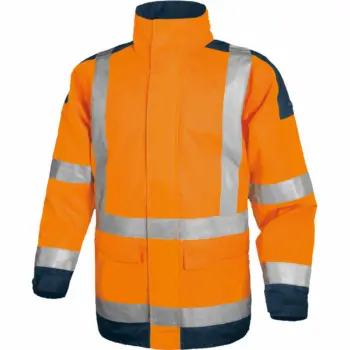 Parka haute visibilité orange/bleu Classic T.M