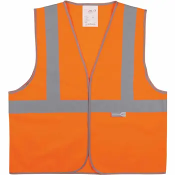 Gilet haute visibilité orange Classic Cl.2 T2S T.XXL