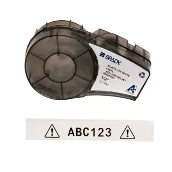Etiquette BRADY BMP21/M210/M211 B-595 - 12,7mm (6,40m) N/B