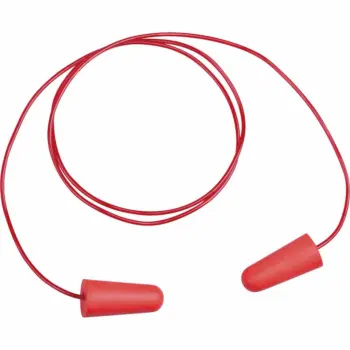 Bouchons oreilles rouge SNR 36dB avec cordelette Evolution /Qté 200