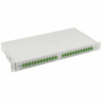 Tiroir 19'' coulissant 1U 24FO SC/APC G.657A2 Couleurs - Assemblé