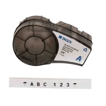 Ruban polyester BRADY BMP21/M210/M211 B-423 - 9,53mm (6,40m) N/B