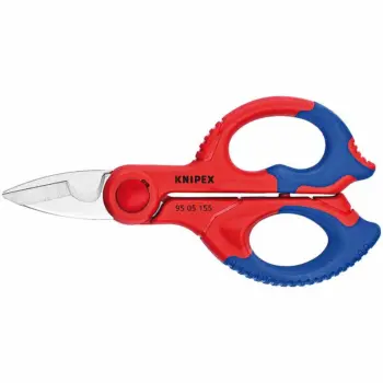 Ciseaux électricien à encoche branche bi-matière KNIPEX