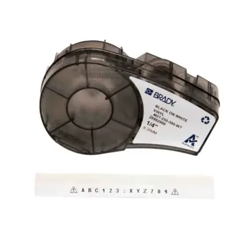 Etiquette BRADY BMP21/M210/M211 B-595 - 6,35mm (6,40m) N/B
