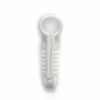 Pontet cheville rond blanc TED - Ø6-7mm /Qté 200