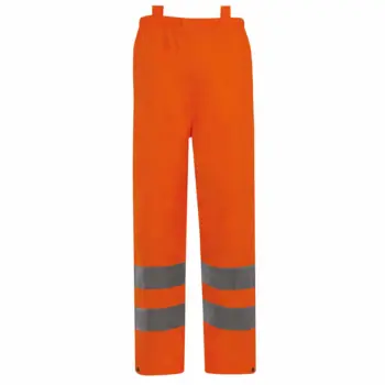 Pantalon de pluie haute visibilité respirant orange Cl.2 T2S T.M