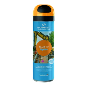 Bombe de traçage fluorescente à base d'eau orange (12 mois) /500ml