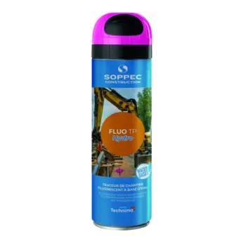 Bombe de traçage fluorescente à base d'eau rose (12 mois) /500ml