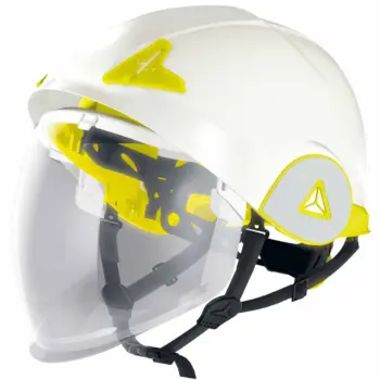 Casque de sécurité double coque + visière escamotable intégrée Optima