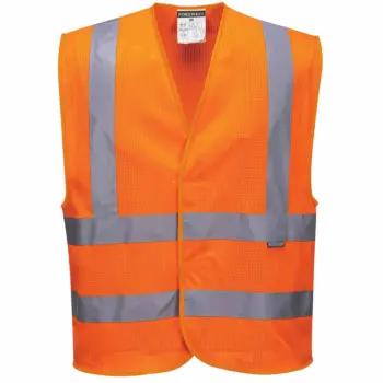 Gilet haute visibilité ultra respirant orange Cl.2 T.L/XL