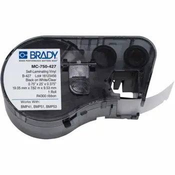 Etiquette auto-protégée BRADY M410/BMP41/BMP51/M510/M511 B-427 - 19,0