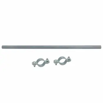 Barre Ø76mm Lg 1850mm + colliers pour vérin à colonne