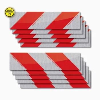 Bande balisage VL magnétique Cl.P 56x14cm T2S /Qté 10