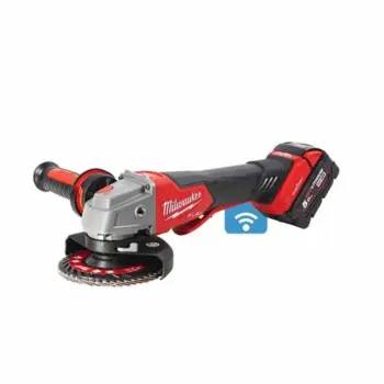 Meuleuse 125mm MILWAUKEE Interrupteur Homme Mort 18V + 2batt 5Ah