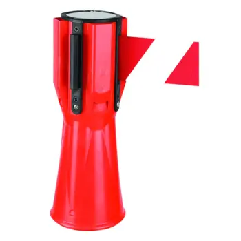 Derouleur de sangle 50mmx3m pour balise de signalisation lestée 0,75m