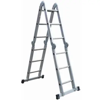 Echelle FRIGERIO 3,64m pliante articulée +Plateforme
