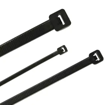 Collier noir PA6.6 TED - 200x7,6mm /Qté 100