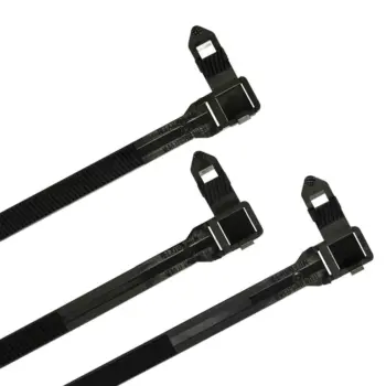 Collier cranté démontable PA12 TED - 251x9mm Ø20-62mm /Qté 100