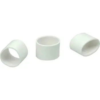 Bague PLIO Markers Ø10mm Lg 10mm blanc /Qté 100