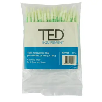 Tiges nettoyantes TED pour férules 1,25mm (LC, MU) /Qté 50