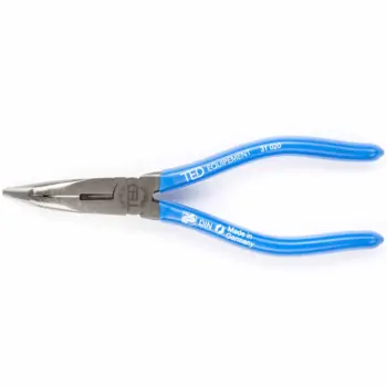 Pince demi ronde coudée TED - Lg 160mm