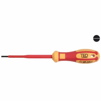 Tournevis élec pour vis à fente TED 8x175 isolé 1000V