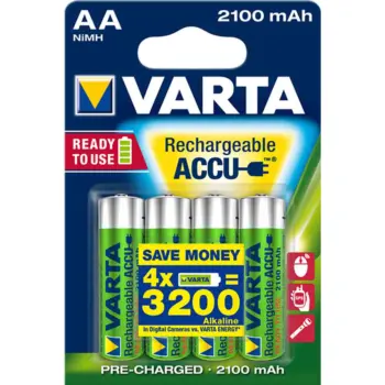 Accu VARTA LR6/AA - 2100mAh 1,2V /Qté 4