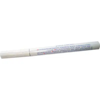 Marqueur peinture blanc pointe ogive 1 à 2mm
