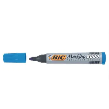 Marqueur permanent bleu pointe ogive 2,5mm