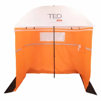 Parapluie tente TED by Trigano haute visibilité orange