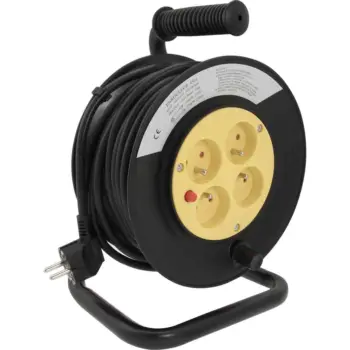 Enrouleur prolongateur 15m H05VV-F 3G1.5mm²