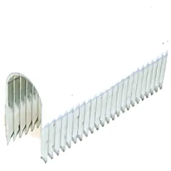 Agrafe Rapid N°28 11mm blanc pour câble de Ø4,5mm max/Qté 5000