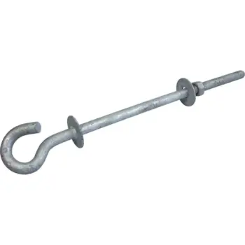 BQC16x350 : Boulon queue de cochon + 1R soudée + 1R + 1E