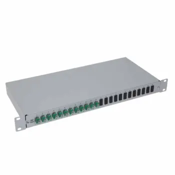 Tiroir 19'' coulissant 1U 12FO SC/APC G.657A2 Couleurs - Assemblé