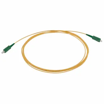 Cordon optique SX LC/UPC-LC/UPC G.657A2 Ø2,0mm Jaune Lg 0,5m