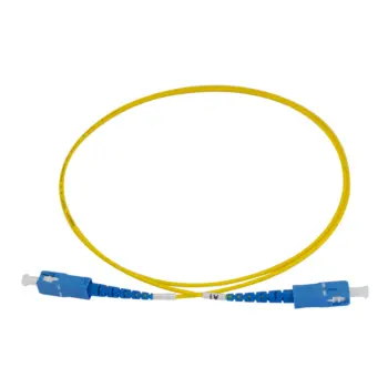 Cordon optique SX SC/UPC-SC/UPC G.657A2 Ø2,0mm Jaune Lg 1m