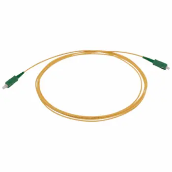Cordon optique SX LC/UPC-SC/APC G.657A2 Ø1,6mm Jaune Lg 3,0m