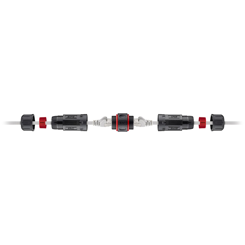 Connecteur modulaire Outdoor IP68 RJ45 Catégorie 6