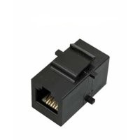Traversée RJ45 UTP Cat6 F/F - Noir - NPR