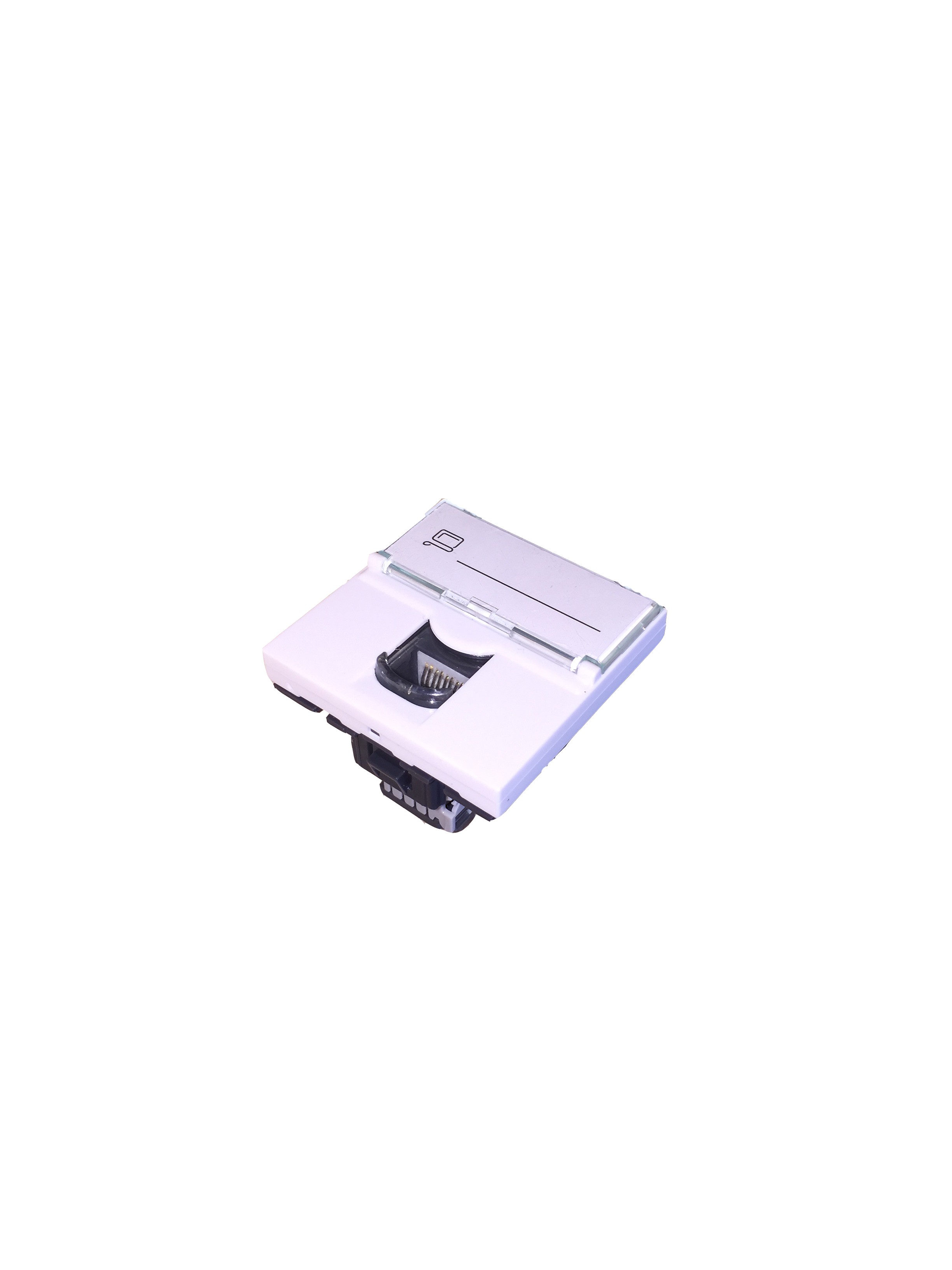 Plastron 45x45 avec volet C6 UTP - Contact Auto-dénudants - NPR