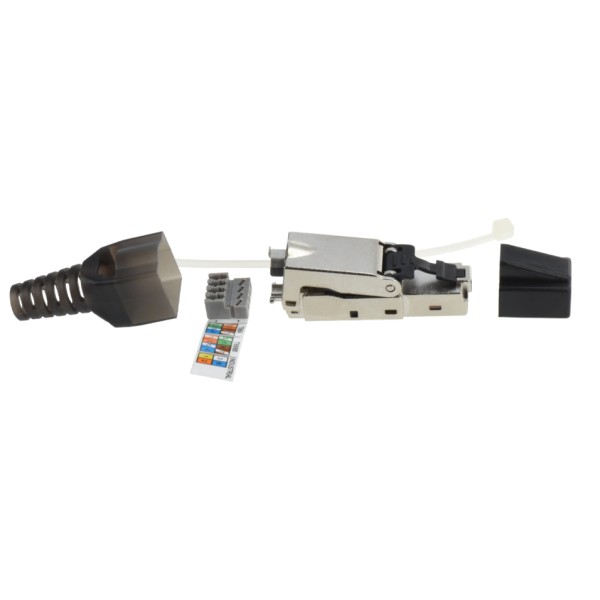 Connecteur Cat 6 RJ45 spécial câble rigide étanche IP20
